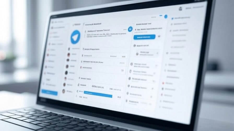 Робочий простір Telegram Desktop з чатами українською